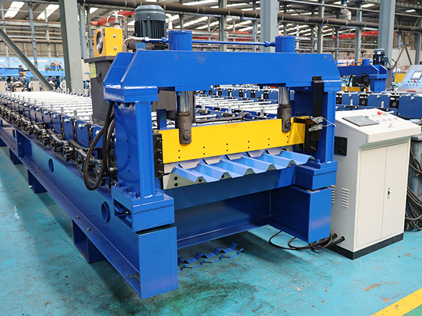 760 Trapezoidal Roof Sheet Cold Roll Forming Making Machine