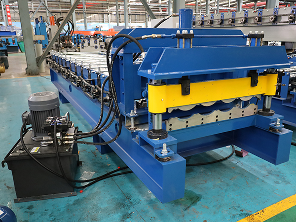 828 Glazed Tile Roof Sheet Cold Roll Forming Making Machine