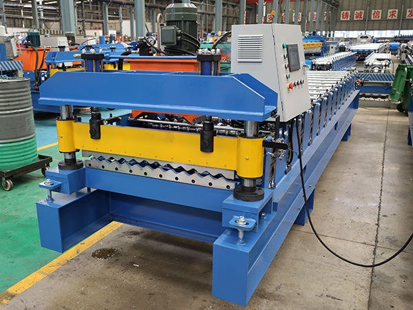 836 Water Wave Roof Sheet Cold Roll Forming Making Machine