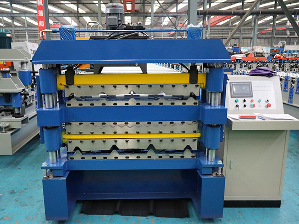 Automatic Three-Layer Roof Panel Roll Forming Machine